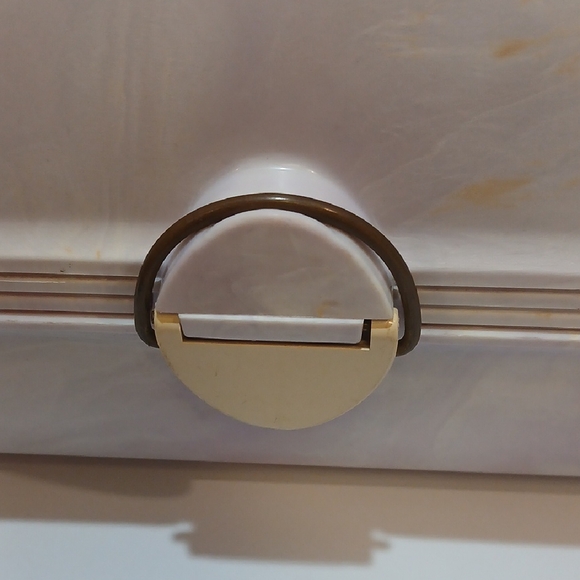 Y2K Caboodles Purple Orange and Cream Makeup Case - Picture 3 of 17